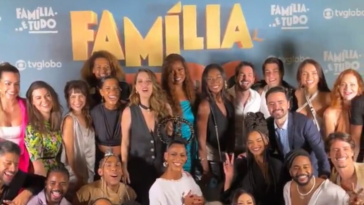 Parte do elenco de 'Família é Tudo' Reprodução X, antigo Twitter, TV Globo