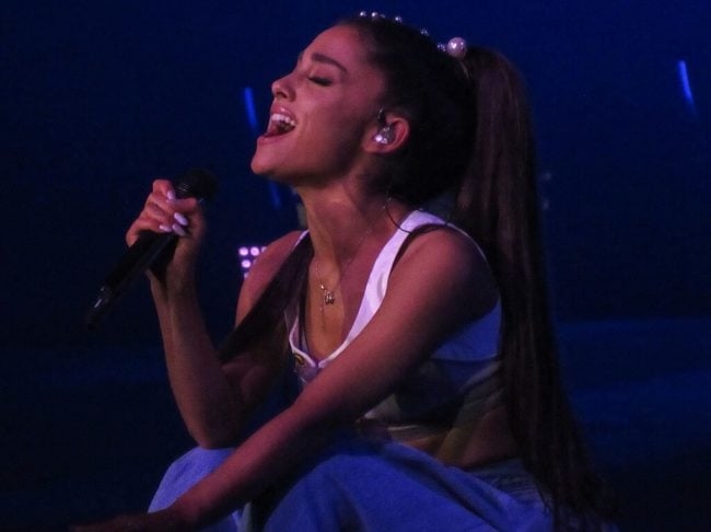 Ariana é conhecida por sua voz poderosa e versátil, com um alcance vocal impressionante que a coloca entre as maiores vocalistas da atualidade. Reprodução: Flipar