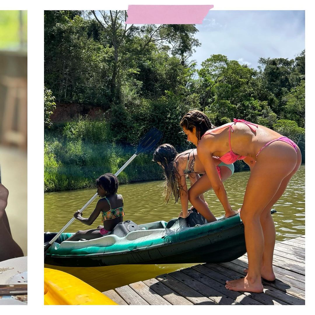 Gio Ewbank posta fotos da família no Carnaval: ‘Amor, natureza e paz’ Reprodução/Instagram