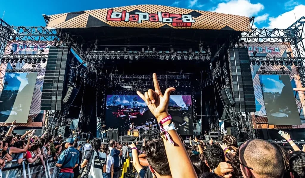 O Lollapalooza 2024 terá mais de 70 apresentações espalhadas por quatro palcos (Budweiser, Samsung Galaxy, Alternativo e Perry’s by Johnny Walker).
 Reprodução: Flipar