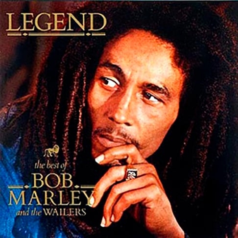 A coletânea Legend, lançada três anos após a morte de Marley, reúne algumas das músicas menos militantes do artista e é o álbum de reggae mais vendido da história (mais de 20 milhões de cópias).  Reprodução: Flipar