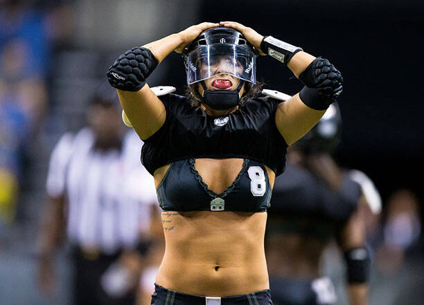 Legends Football League, o futebol americano onde as mulheres usam lingerie. Foto: Divulgação