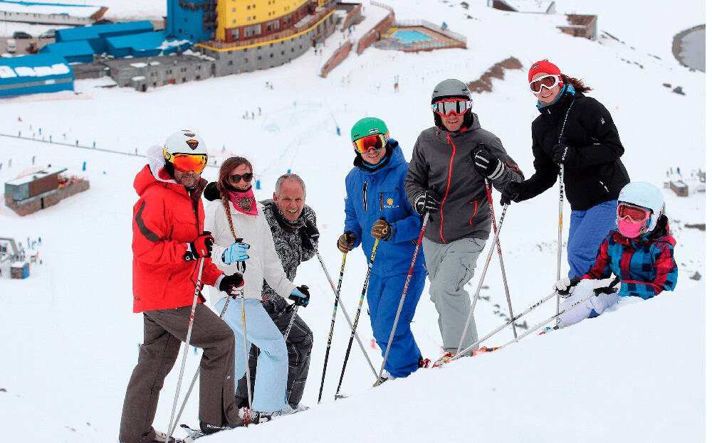 A estação de esqui Portillo fica a 164 km de Santiago, no Chile . Foto: Divulgação