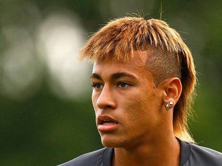 Cabelos do Neymar. Foto: Reprodução