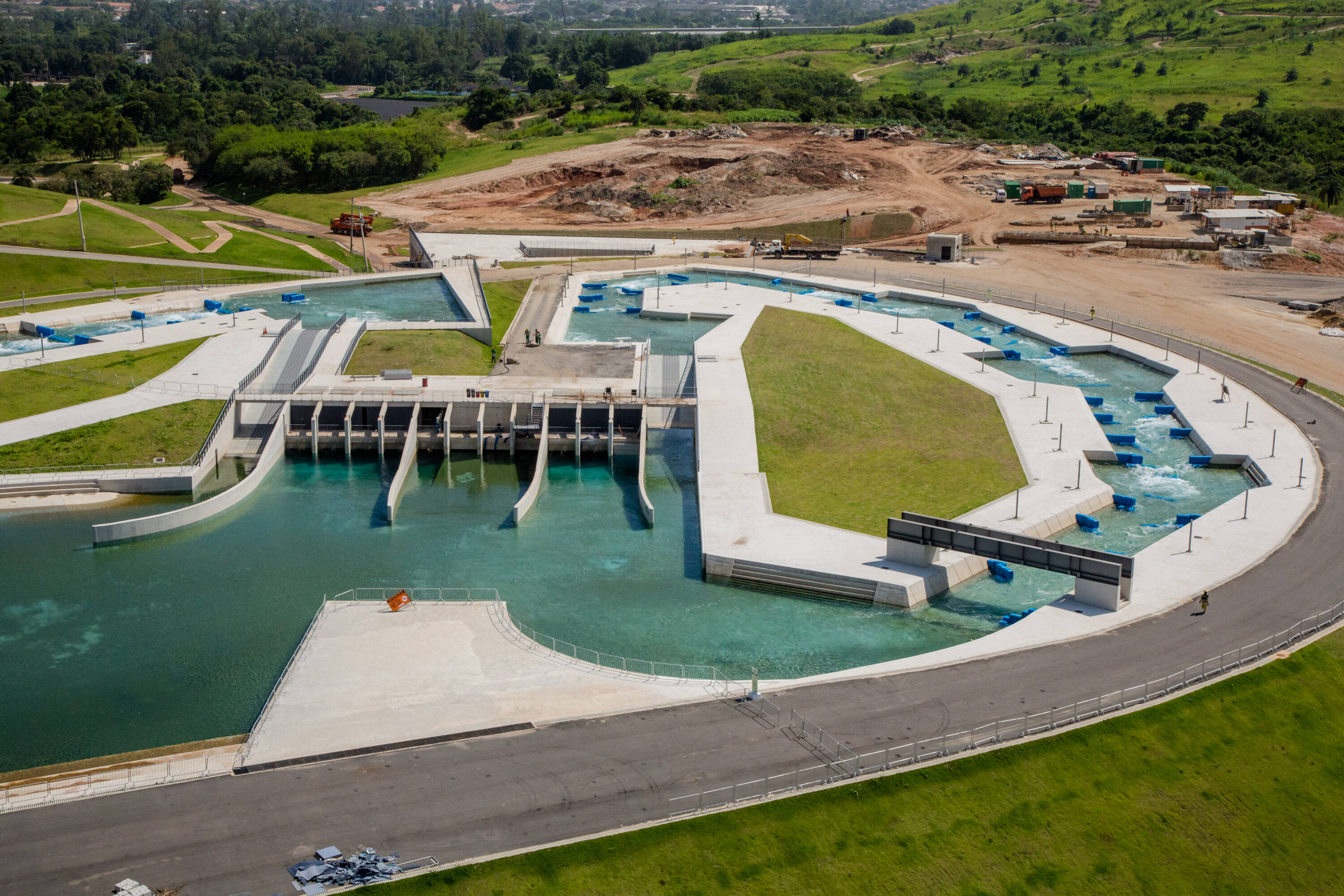 Estádio Olímpico de Canoagem Slalom, na região de Deodoro. Foto: André Motta/Brasil2016.gov.br