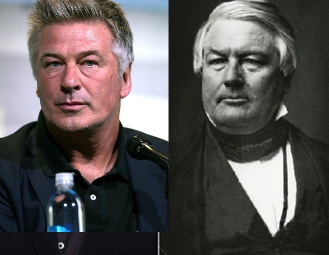 Resposta: O ator americano Alec Baldwin.