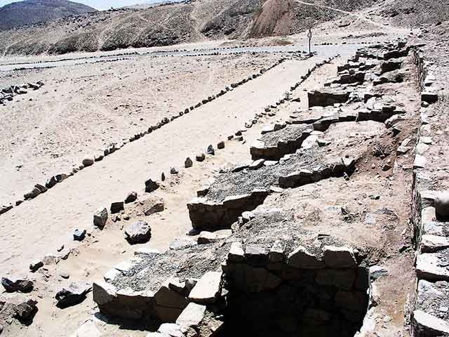Os edifícios possuem tamanhos e formatos próprios. Segundo os pesquisadores, isso se deve à finalidade específica que cada um deles tinha para a civilização da época. 
 Reprodução: Flipar