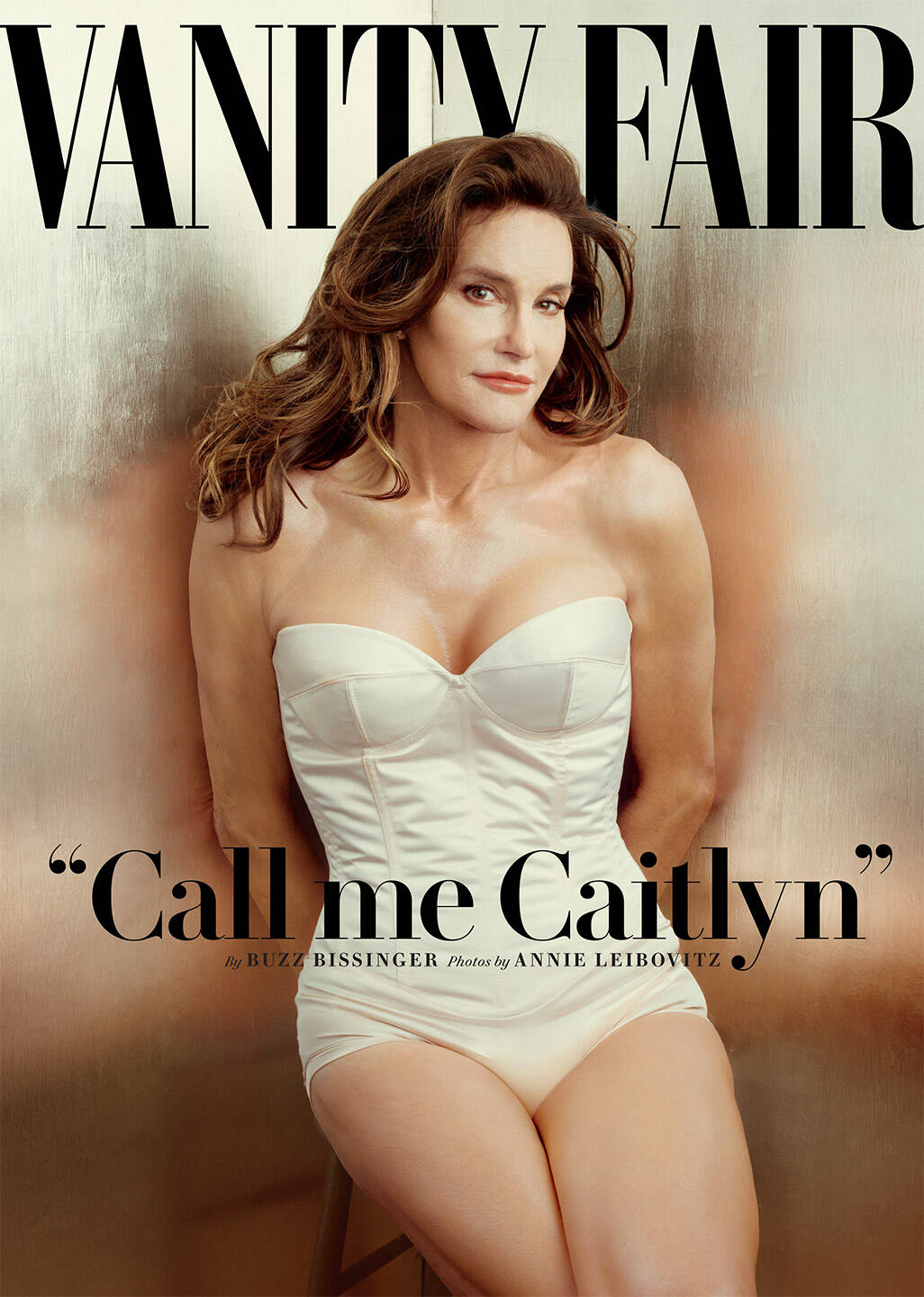 Uma das edições mais importantes da Vanity Fair trouxe a trans Caitlyn Jenner na capa. Foto: Divulgação