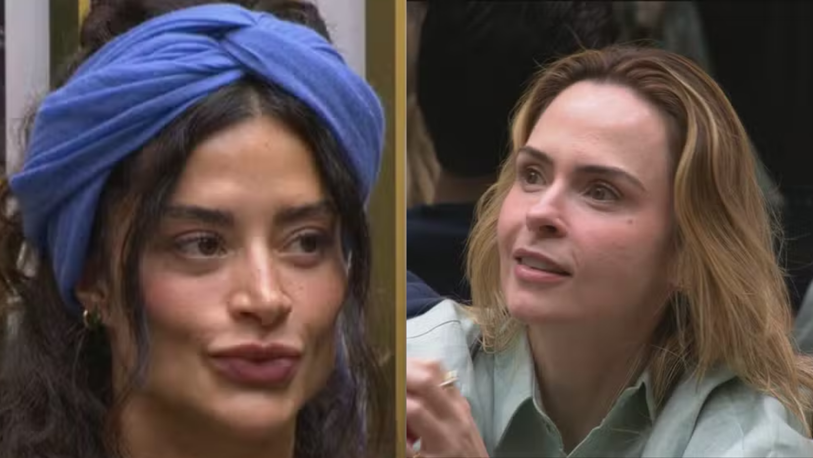 Aline Campos e Ana Paula Renault no "BBB 26". Foto: Reprodução/ TV Globo/ Globoplay