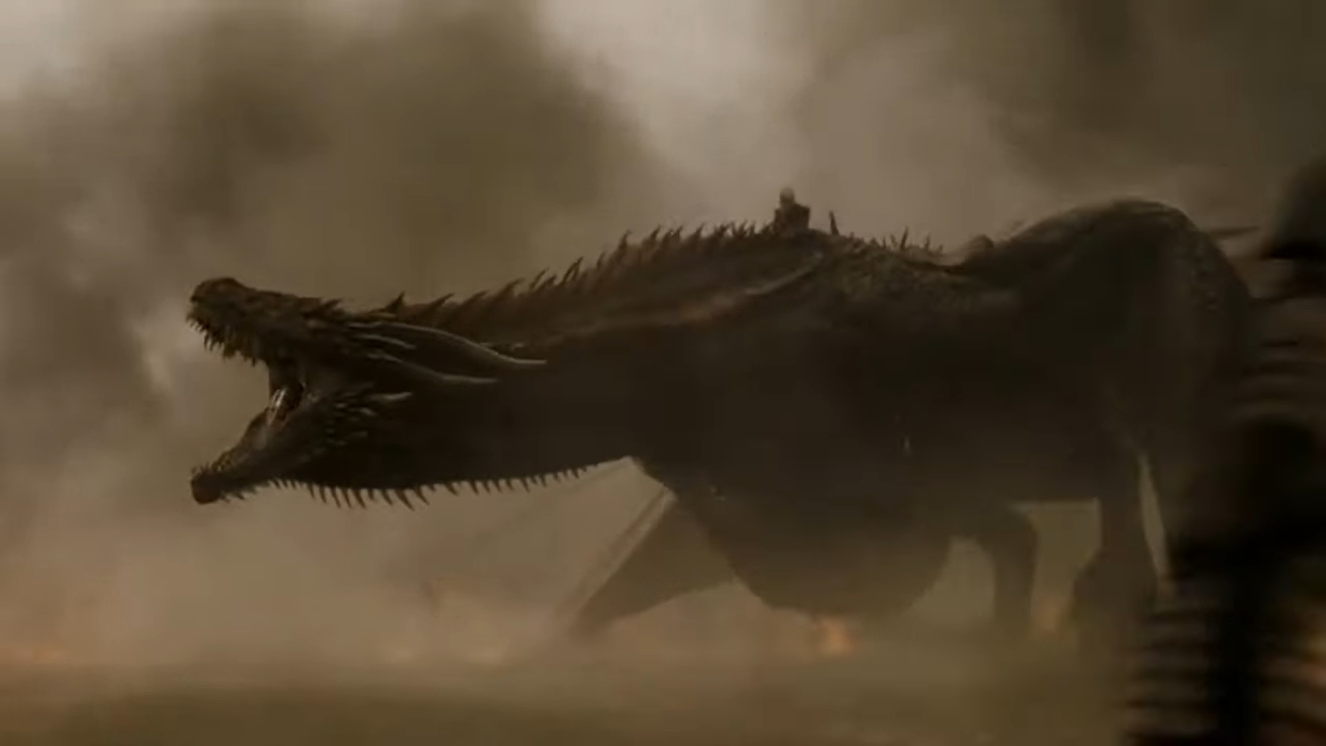 Drogon - Já em “Game of Thrones”, só existiam três dragões. Mas, sem dúvidas, Drogon foi o mais marcante, não só por conta do tamanho (era o maior entre eles), mas também pela importância na trama como um todo.  