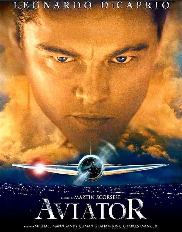 A vida agitada de Howard Hughes já inspirou diversas obras cinematográficas. Entre elas, “O Aviador”, filme do aclamado diretor Martin Scorsese. Reprodução: Flipar