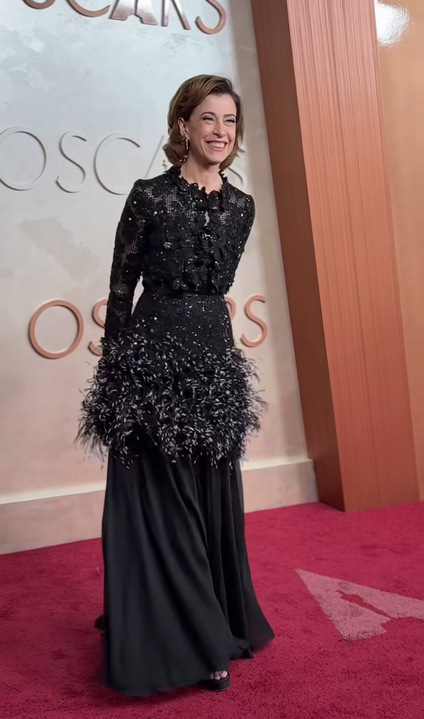 Fernanda Torres. Foto: Reprodução: Stories do Instagram/@theacademy