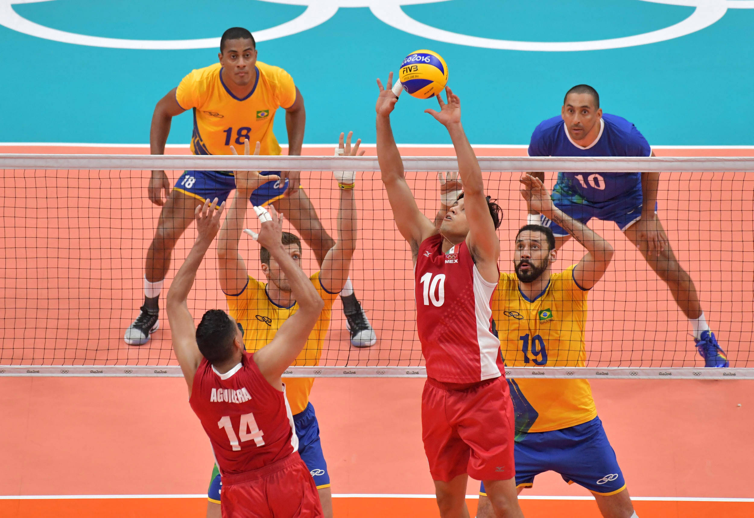 Seleção masculina de vôlei estreia diante do México no Rio 2016. Foto: Divulgação/FIVB