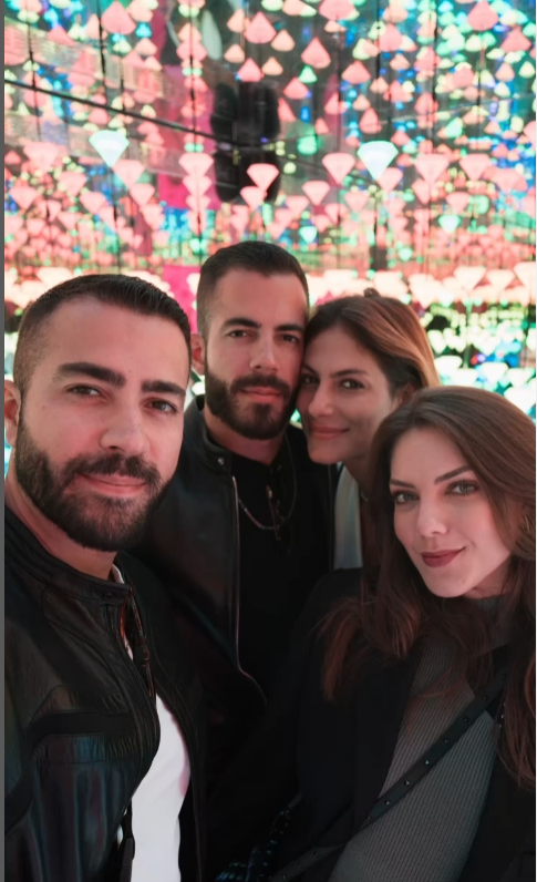 Rafa Marques, Pati Guerra, Mari Gonzales e Pippo Marques em viage à Europa Reprodução/Instagran