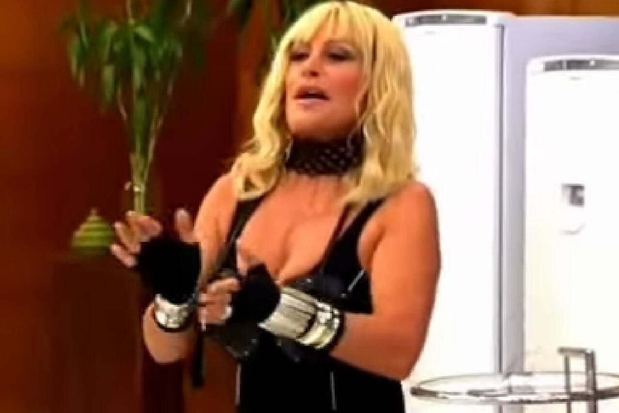 Madonna? Ana Maria Braga já se produziu inteira em certa manhã na tentativa de imitar a musa do pop. Foto: Reprodução