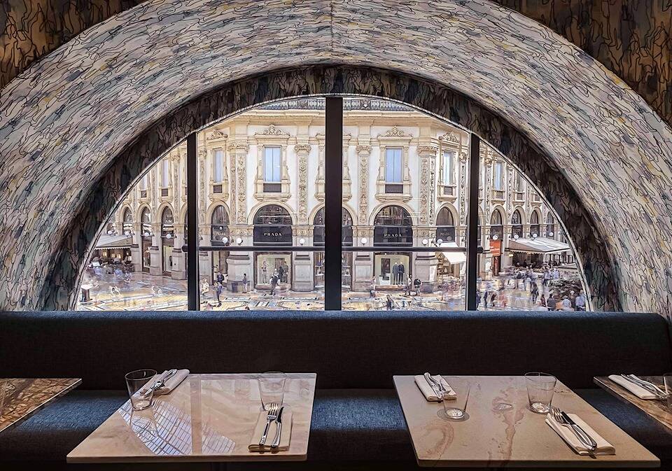 Turismo em Milão: o Vikissimo, restaurante do Galleria Vik Hotel, é um dos destaques gastronômicos da cidade. Foto: Reprodução/Facebook