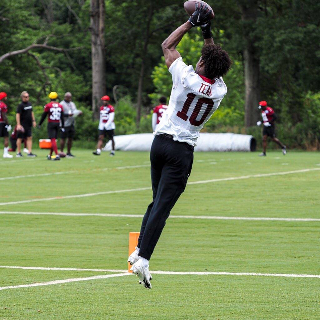 Washington segue treinando. Foto: Instagram