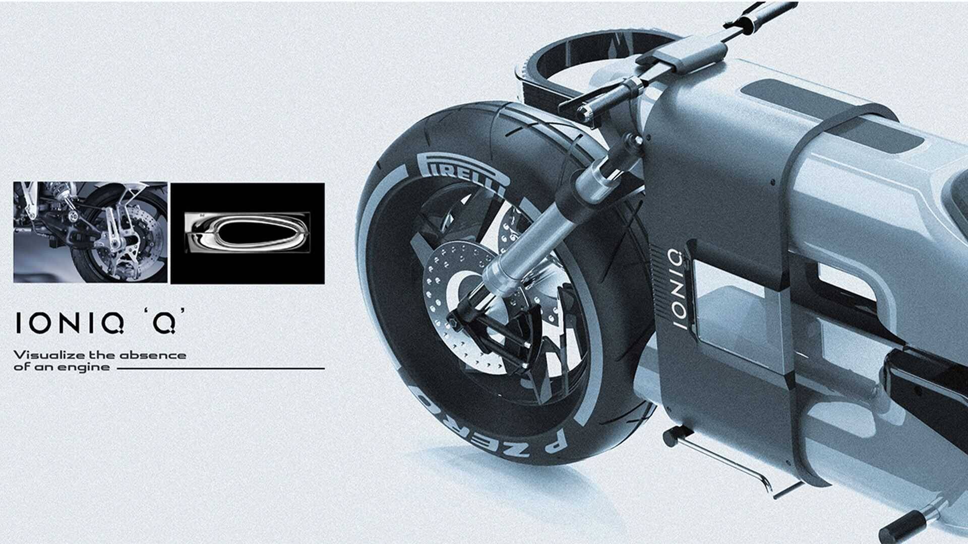 Moto elétrica Hyundai Ioniq Q . Foto: Divulgação