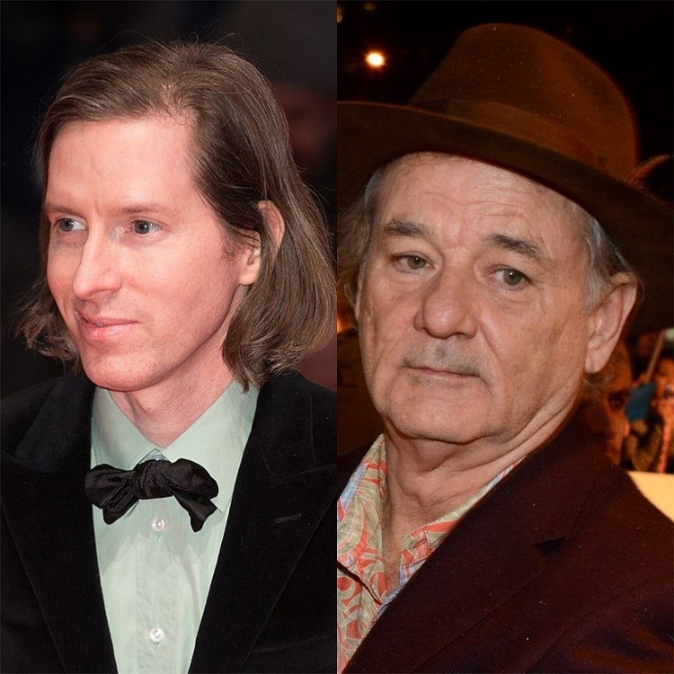 Wes Anderson e Bill Murray Reprodução: Flipar