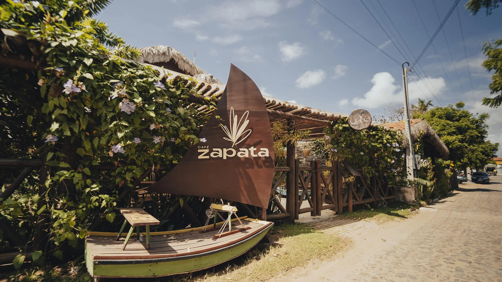 Fachada da pousada. Foto: Reprodução - redes sociais