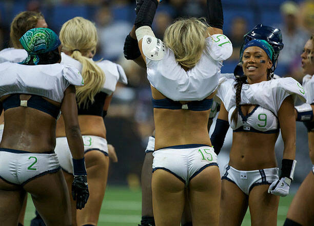 Legends Football League, o futebol americano onde as mulheres usam lingerie. Foto: Divulgação