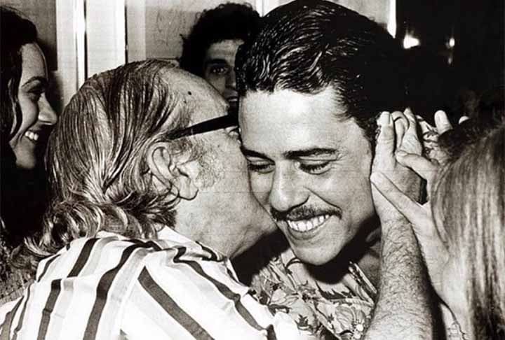 Edu Lobo, Francis Hime e Chico Buarque também estão na lista de grandes nomes que compuseram canções ao lado de Vinicius. 
 Reprodução: Flipar
