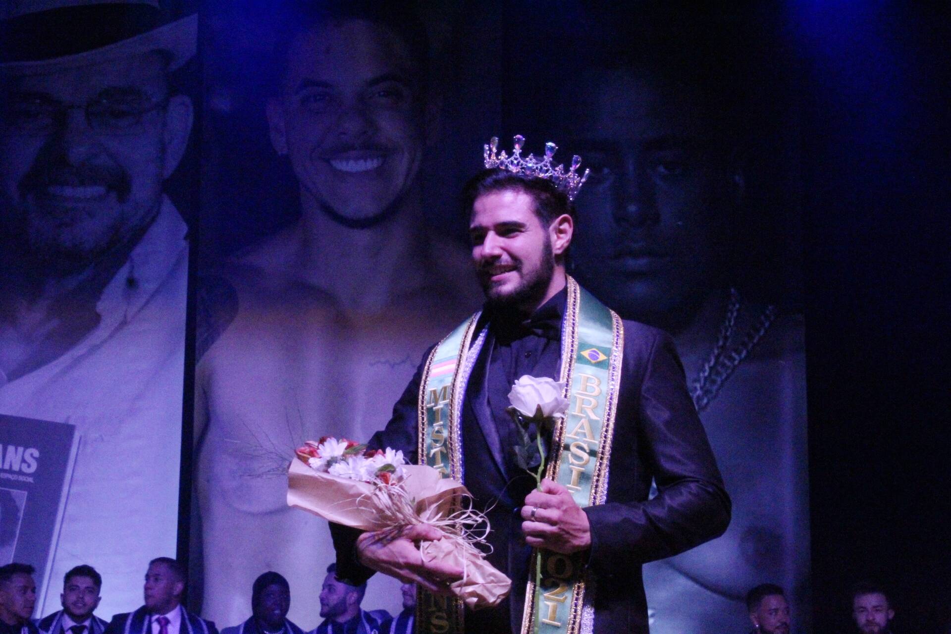 Bernardo Rabello, o vencedor do Mister Brasil Trans. Foto: Tomás Araújo/Mister Brasil Trans