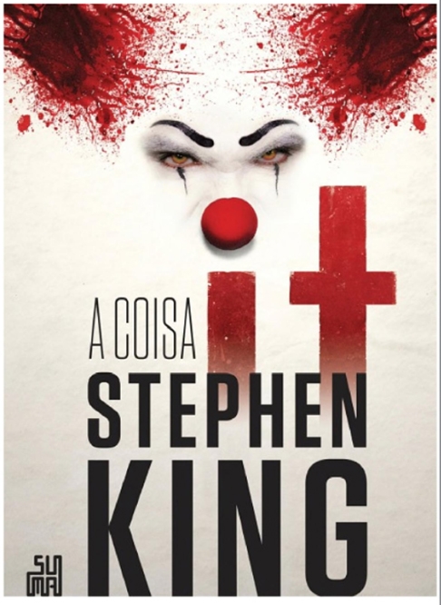 #8. “A Coisa” – A obra escrita por Stephen King conta a história da pequena cidade de Derry, assombrada por uma entidade misteriosa. O personagem é uma criatura assustadora que muda de forma e, geralmente, aparece na forma de um palhaço para atrair suas presas preferidas: indefesas crianças. Reprodução: Flipar