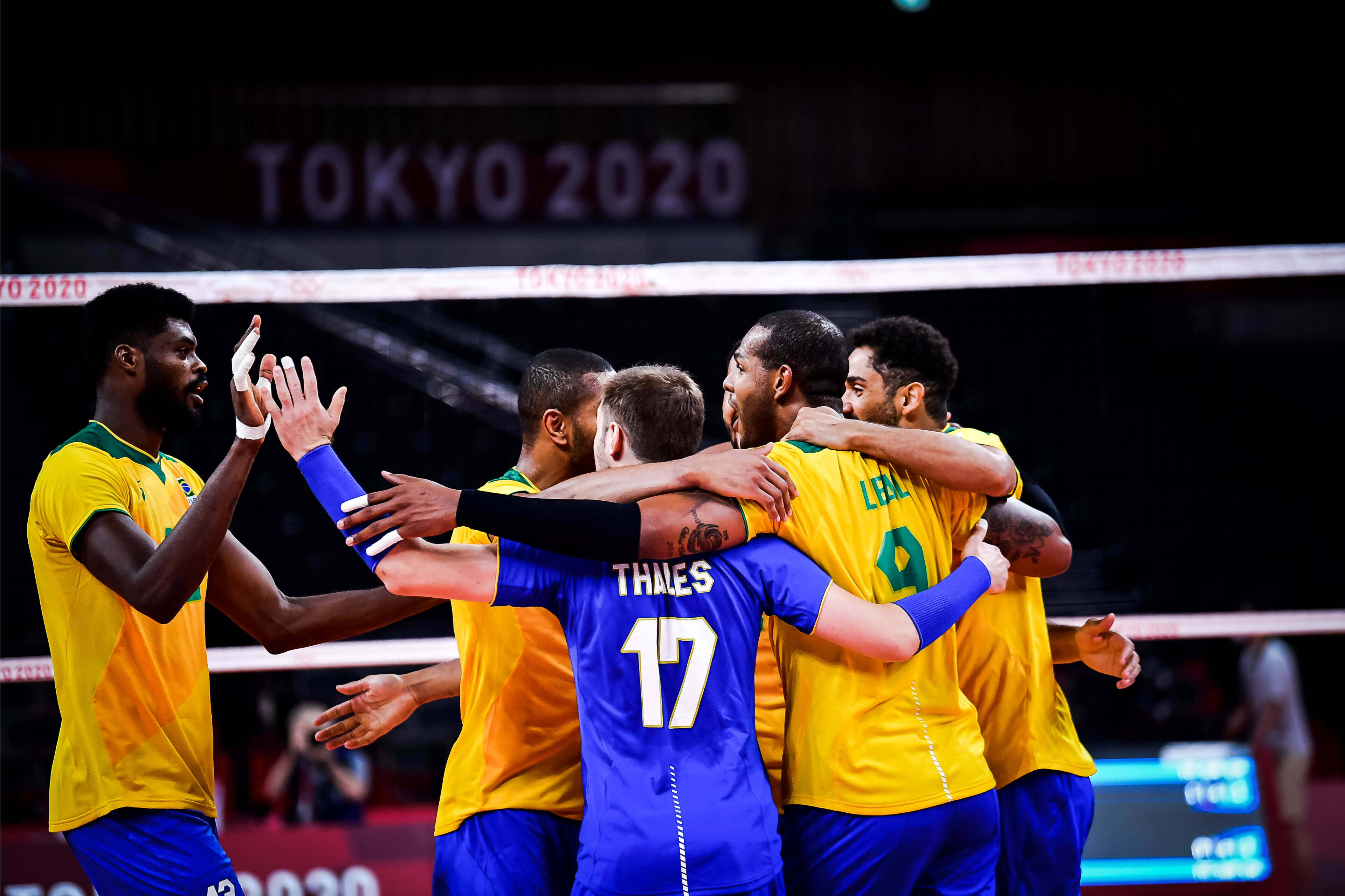 Brasil x Tunísia, estreia do vôlei masculino nos Jogos de Tóquio 2020. Foto: FIVB / DIVULGAÇÃO