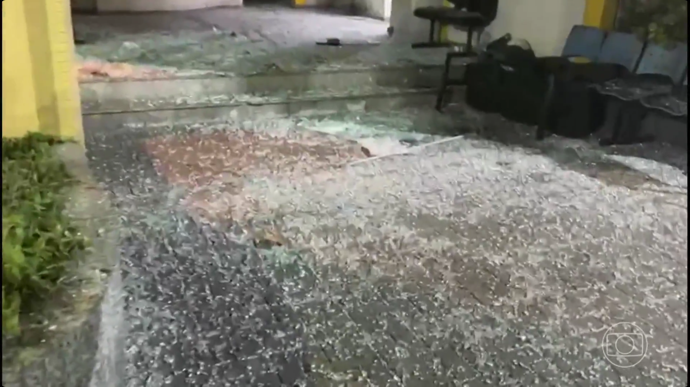 Delegacia Campos Elísios, em Duque de Caxias. Foto: Reprodução/TV Globo