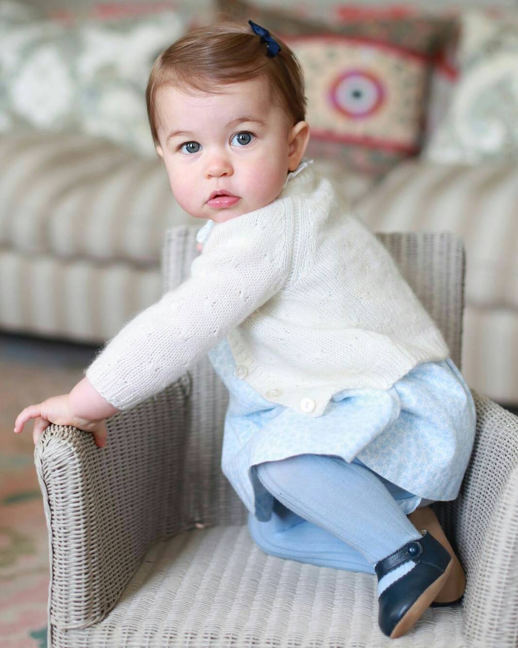 Evolução da Princesa Charlotte. Foto: Reprodução/Instagram/@kensingtonroyal