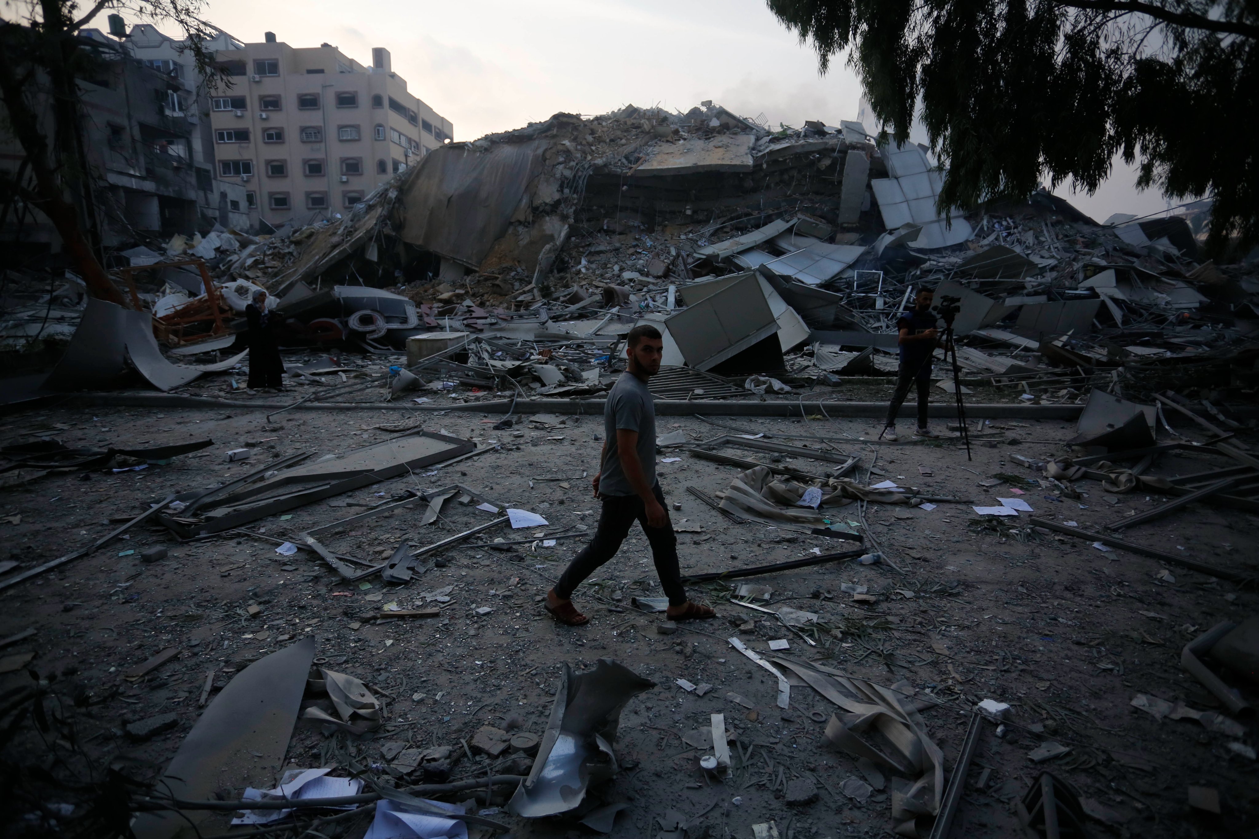 Gaza destruída