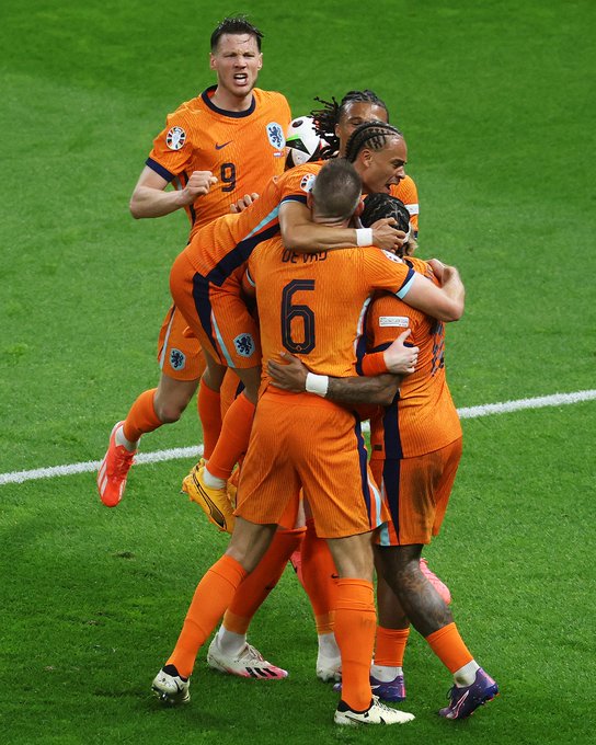 Holanda x Turquia (Foto: X/Uefa Euro 2024)