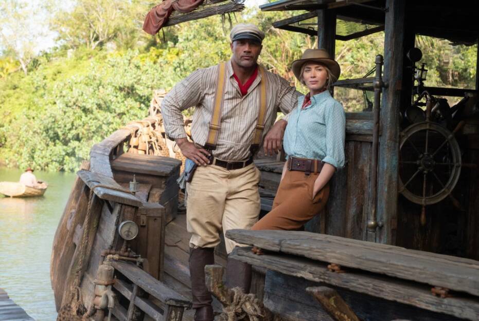 Adaptação de Jungle Cruise é estrelada por Dwayne Johson e Emily Blunt. Foto: Divulgação/Disney