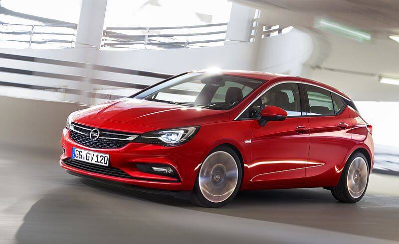 Opel Astra vendido na Europa. Foto: Divulgação