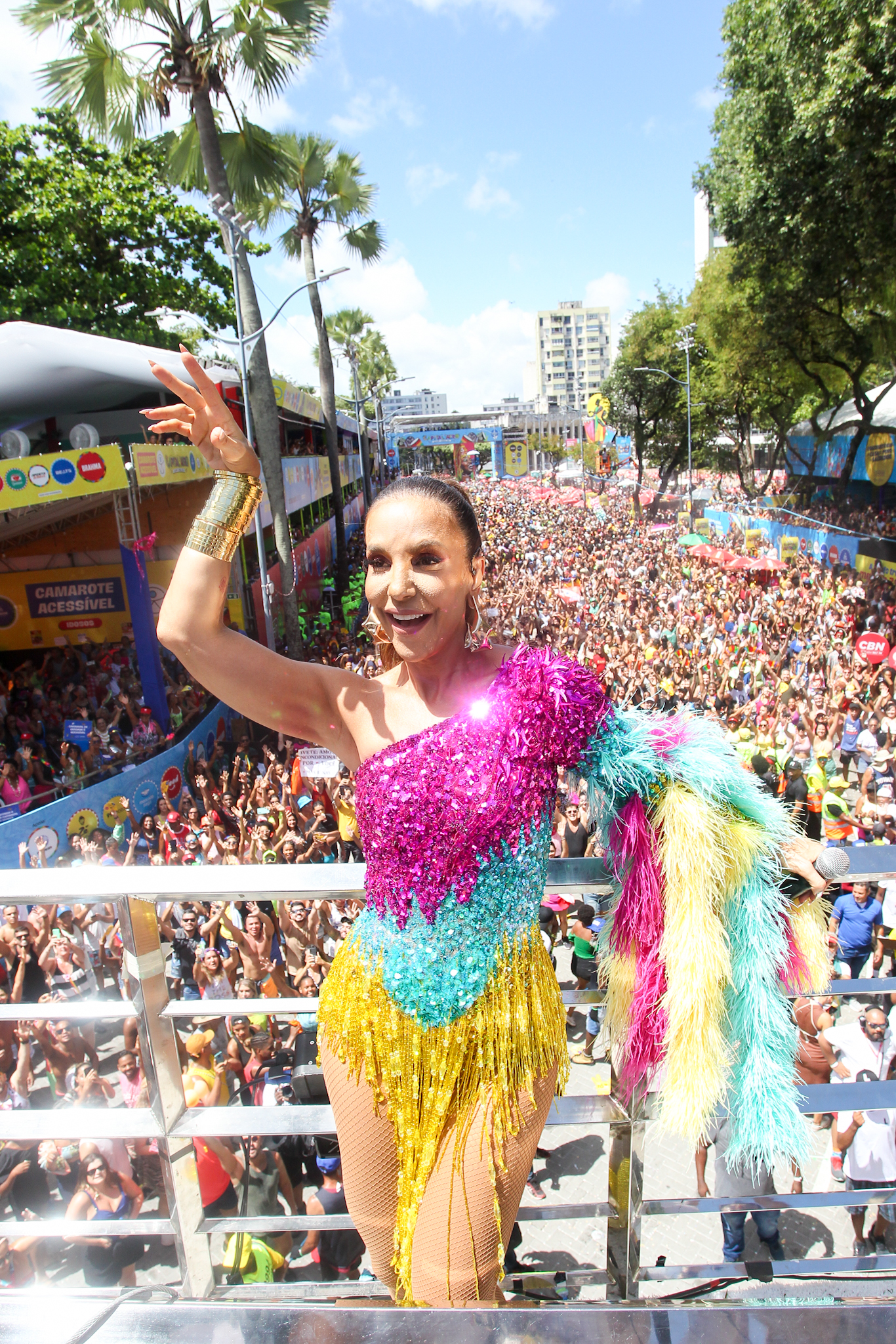 Ivete Sangalo volta a animar foliões Dilson Silva/AgNews 13.02.2024