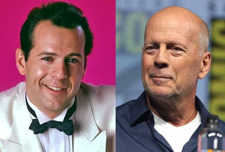 Bruce Willis - Ator americano de 68 anos, nasceu na Alemanha, pois seu pai era um soldado que fo lutar na Segunda Guerra Mundial, mas depois a família retornou para os Estados Unidos. O ator estrelou o filme ‘Duro de Matar’ (1988), ponto de partida para receber a alcunha de ‘herói de ação’ e também navegou por diversos gêneros. 
