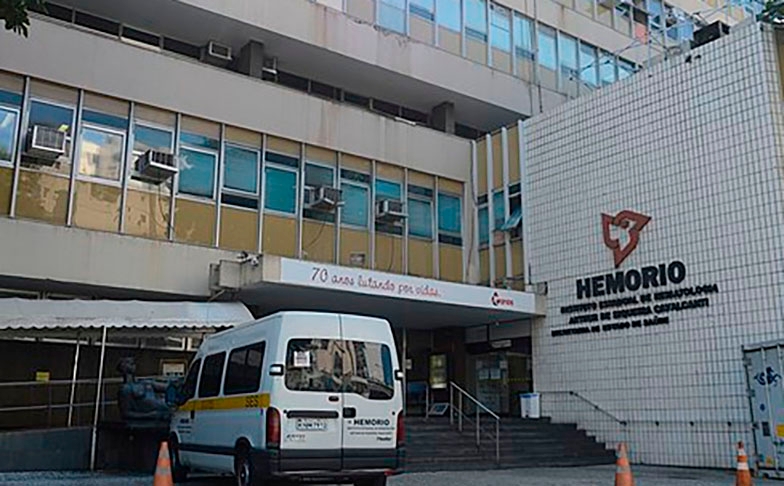 O Hemorio (Instituto Estadual de Hematologia Arthur de Siqueira Cavalcanti), que aceitou a campanha, é a unidade de referência que distribui sangue para mais de 200 hospitais públicos e conveniados com o SUS no estado do Rio de Janeiro. Foi fundado em 1944, no contexto da Segunda Guerra Mundial.  Reprodução: Flipar