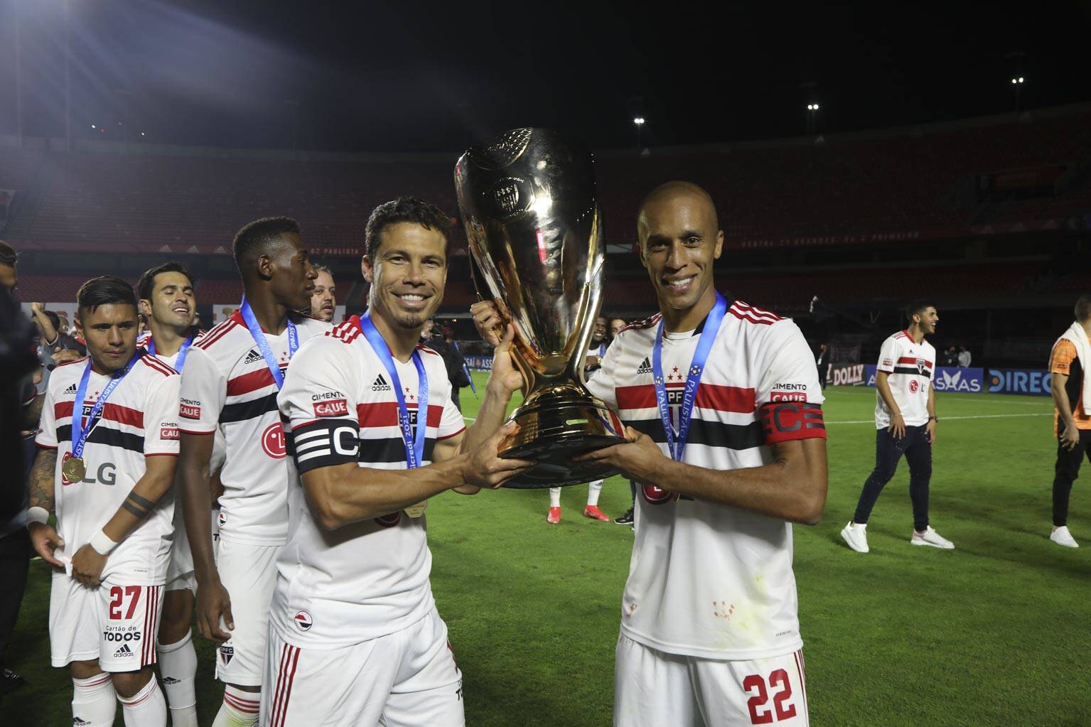 São Paulo campeão paulista - 2021. Foto: Rubens Chiri / São Paulo