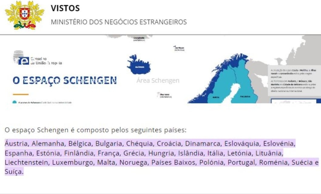 No portal do governo português está a lista de todos os países que oficialmente estão no grupo. Veja a relação: Reprodução: Flipar