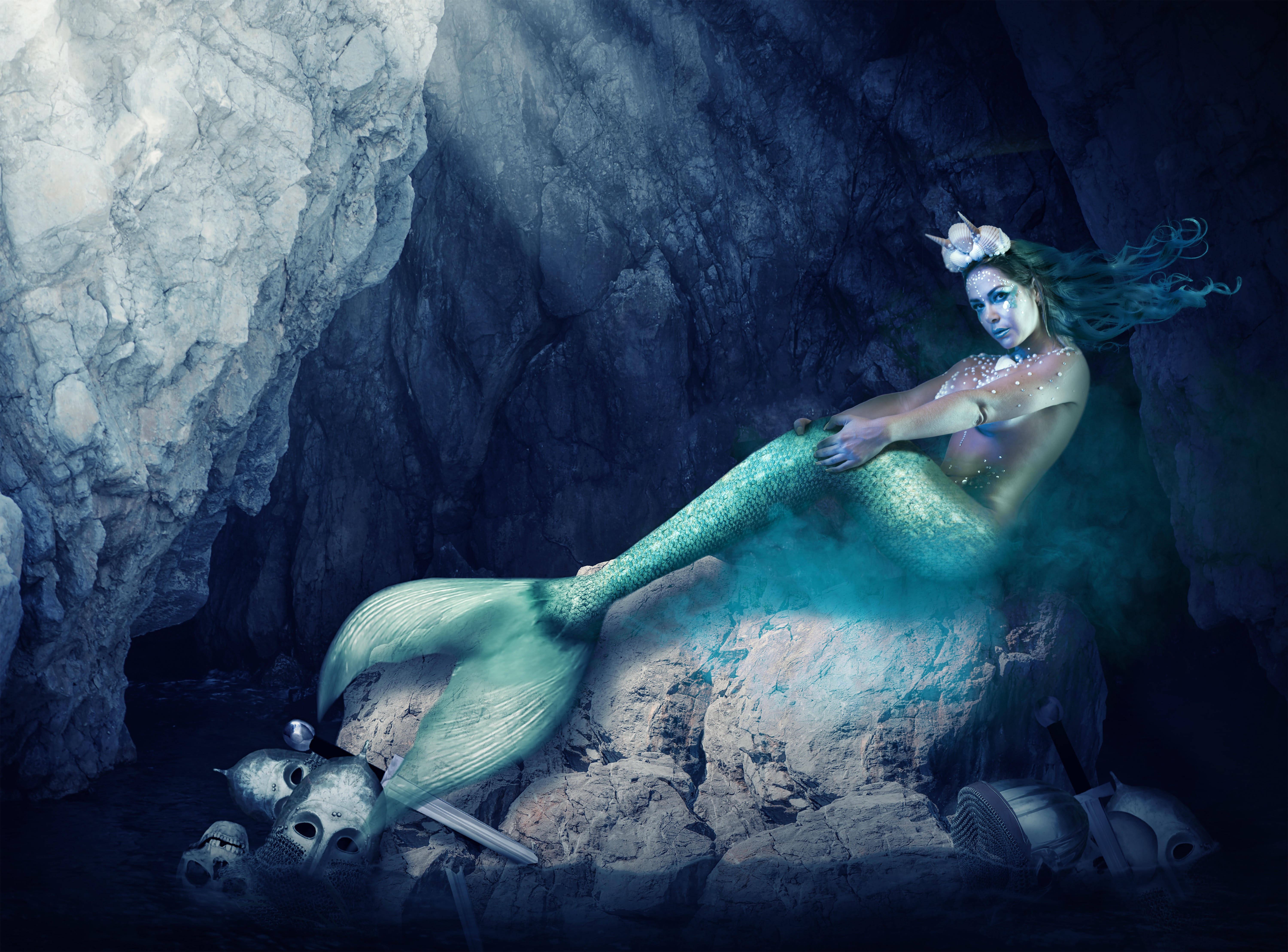 Gil Jung aparece deslumbrante de sereia em ensaio fotográfico. Foto: SuperCinema/R2assessoria