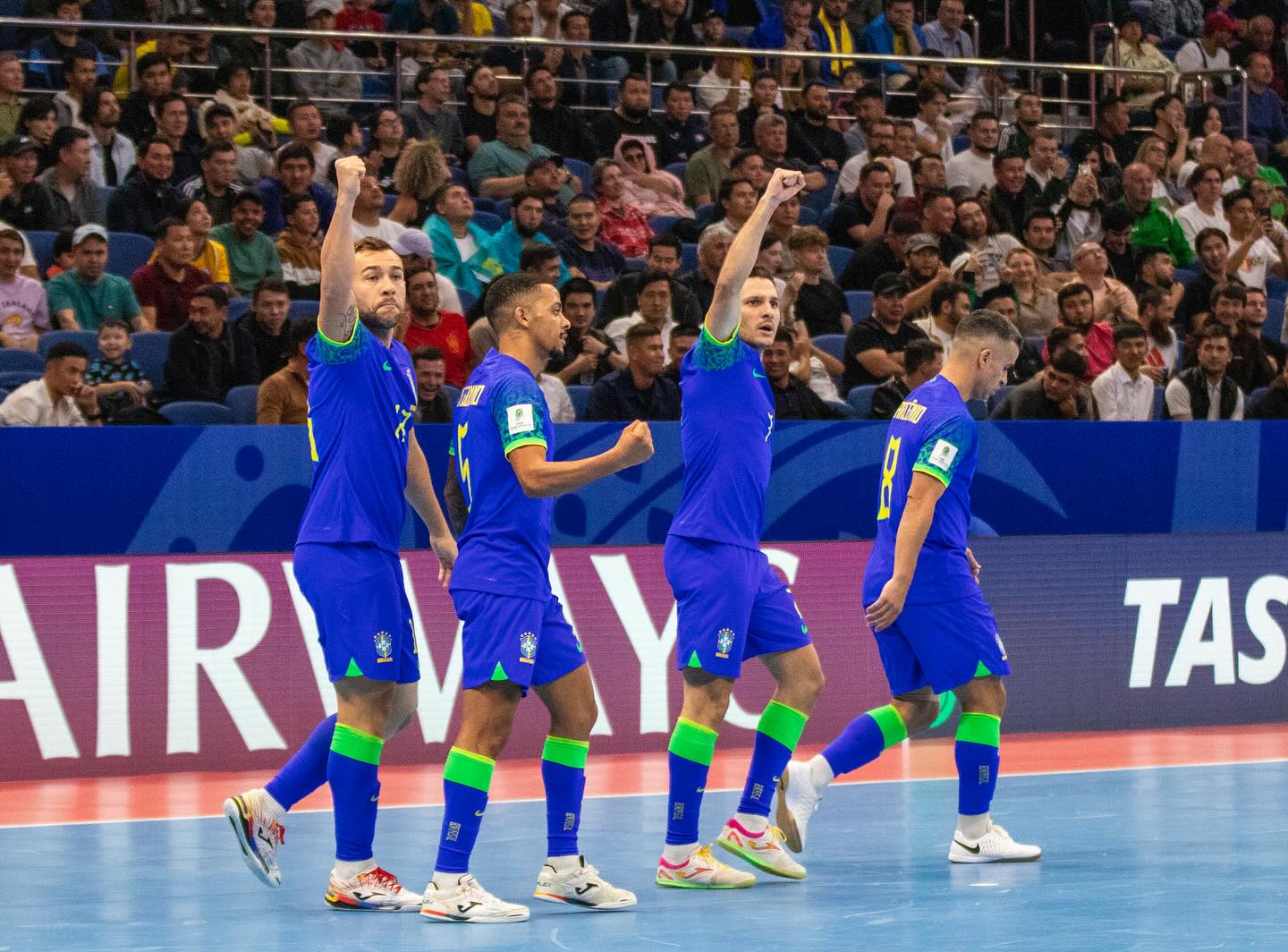 Brasil x Ucrânia - Mundial de Futsal Leto Ribas / CBF