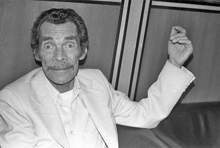 Ramón Valdés, o seu Madruga, morreu aos 64 anos vítima de um câncer em 1988.