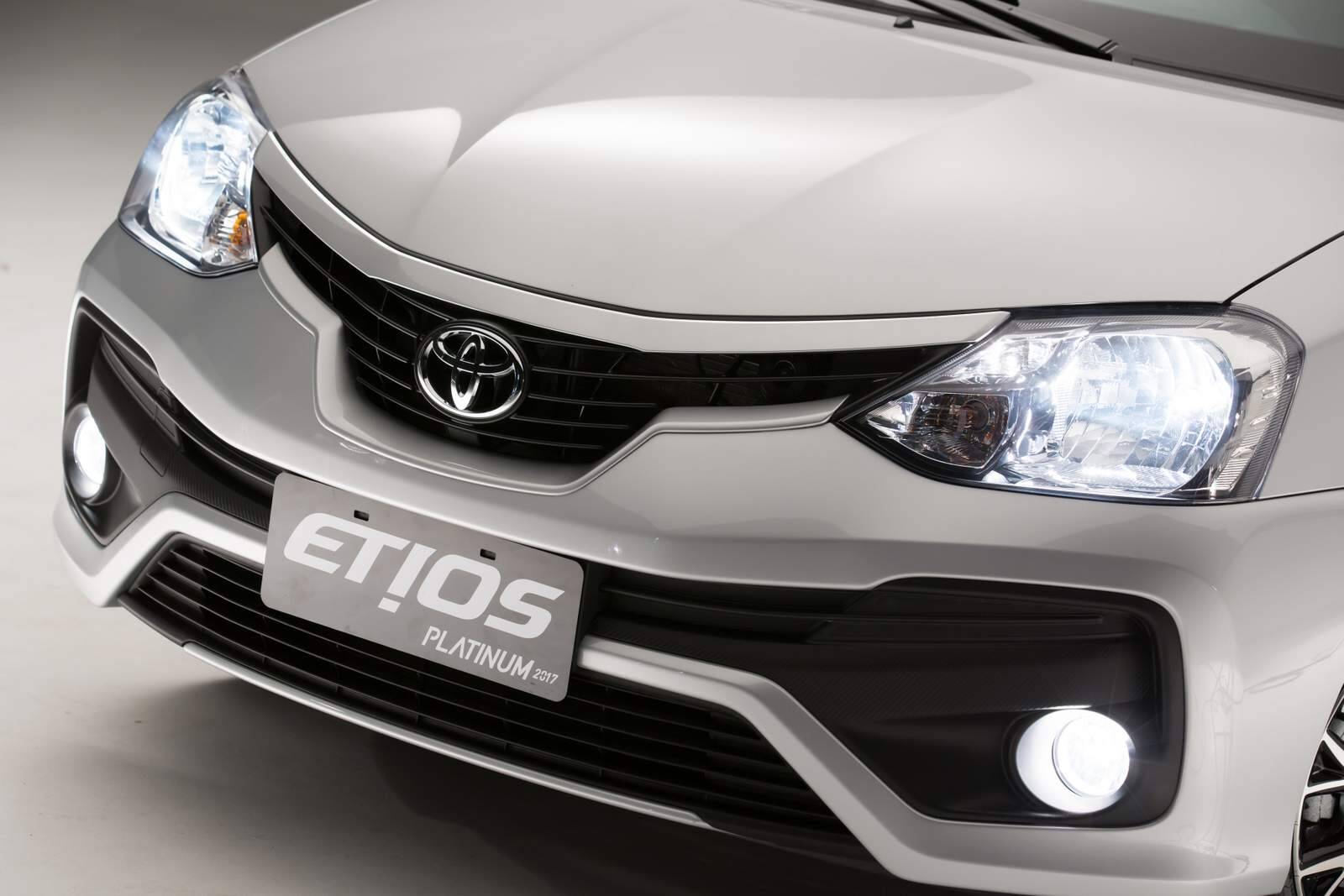 Toyota Etios Sedan Platinum. Foto: Divulgação