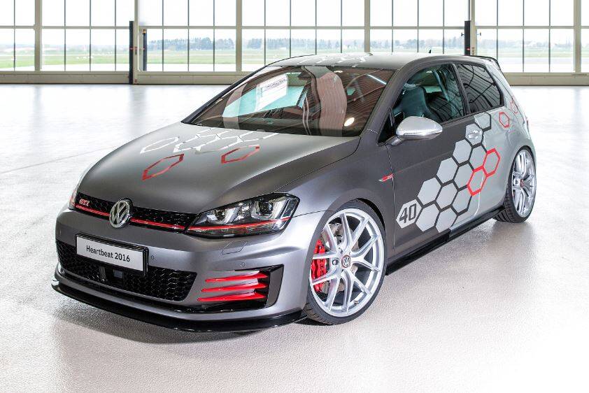 Volkswagen Golf GTI Heartbeat. Foto: Divulgação/Volkswagen