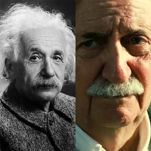 Albert Einstein (Tom Conti): Um dos físicos mais importantes da história da humanidade está no filme e é interpretado pelo ator Tom Conti (de “Paddington 2”) em uma das caracterizações mais marcantes do longa. Reprodução: Flipar