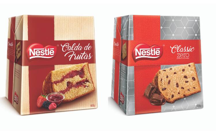 Já a Nestlé investiu em um panetone com recheio de calda de frutas para o Natal de 2019, mas sem abrir mão do clássico. Os produtos têm o valor de R$ 24,99 (400 g). Foto: Divulgação/Nestlé