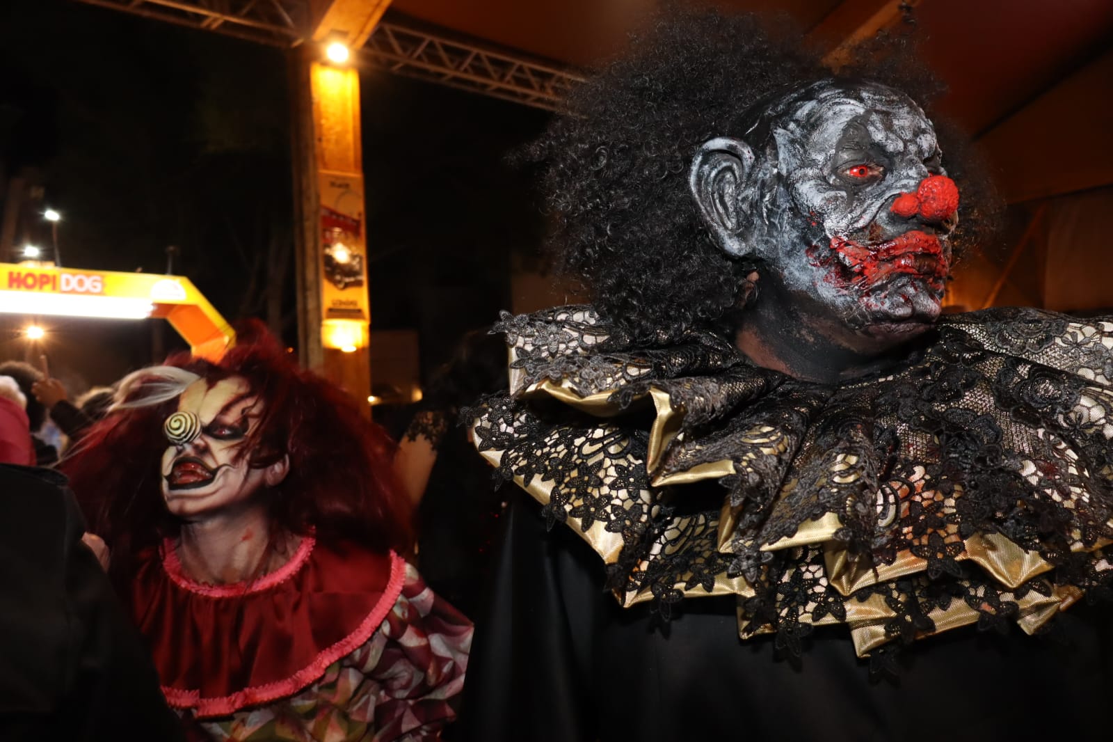 Personagens mais horripilantes do Circo dos Horrores no Hopi Hari. Foto: Pedro H. Lopes