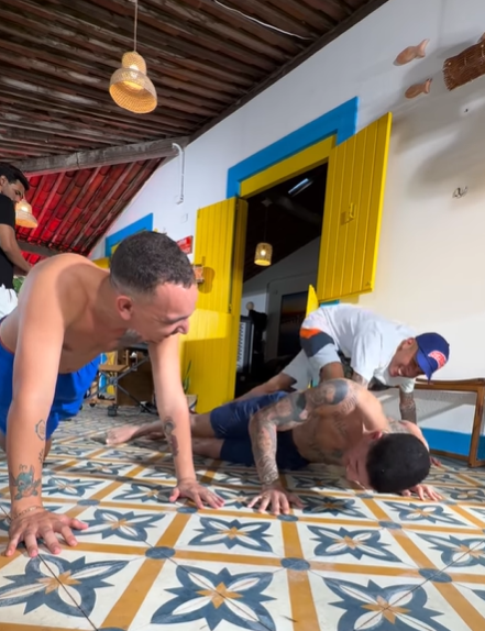 Zé Vaqueiro é o primeiro a perder o desafio.. Foto: Reprodução/Instagram