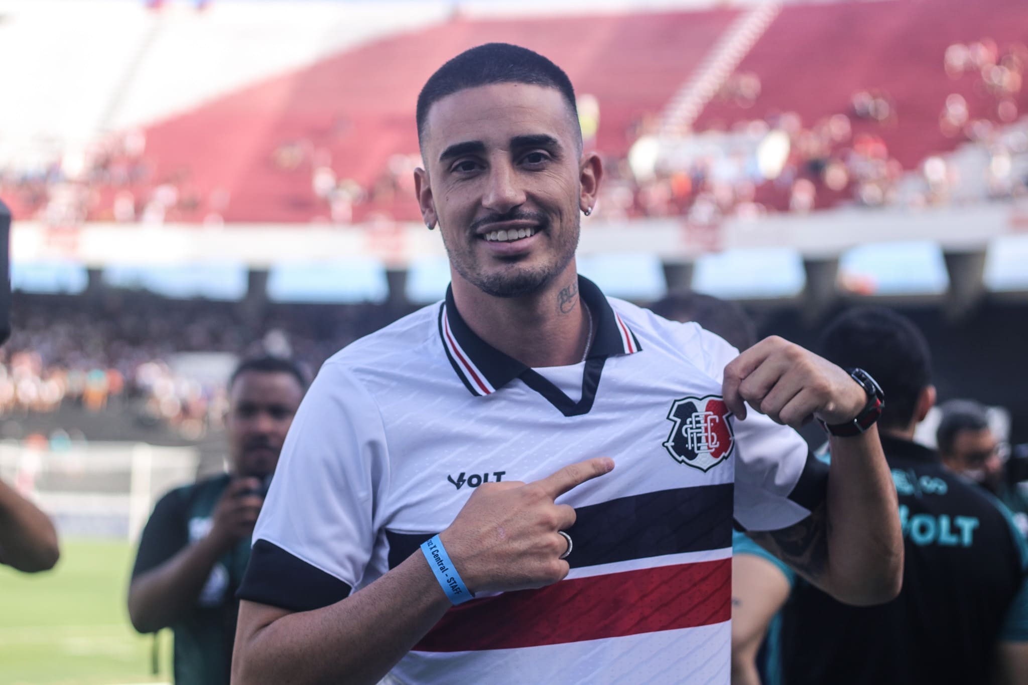Thiago Galhardo. Foto: Evelyn Victoria/ Santa Cruz FC